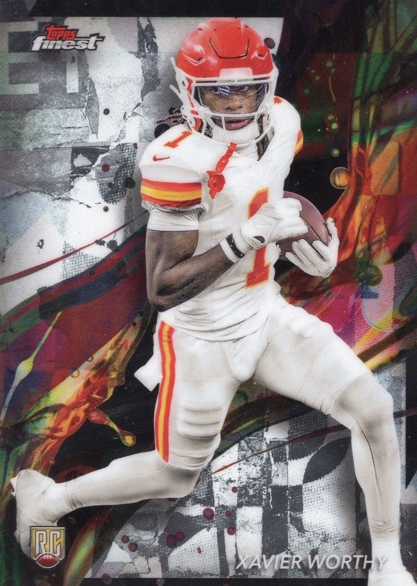 Amazon.com: Xavier Worthy football card (Kansas City Chiefs) 2024
